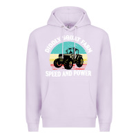 Lilac diddly squat farm speed and power Premium Hoodie - artisFamous