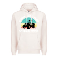 Pale Pink diddly squat farm speed and power Premium Hoodie - artisFamous