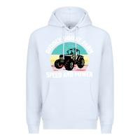 White diddly squat farm speed and power Premium Hoodie - artisFamous