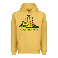 Antique Gold please tread on me Premium Hoodie - artisFamous