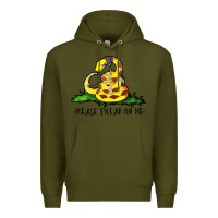 Army Green please tread on me Premium Hoodie - artisFamous