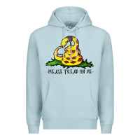 Blue Mist please tread on me Premium Hoodie - artisFamous