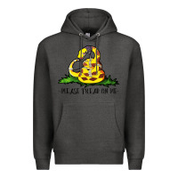 Charcoal Heather please tread on me Premium Hoodie - artisFamous