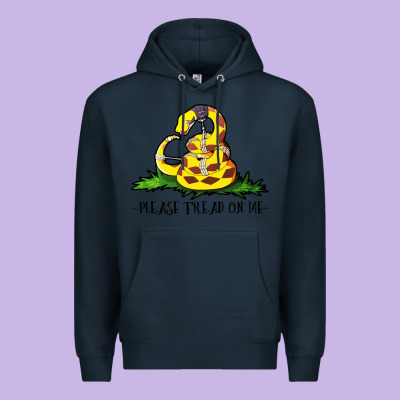Please Tread On Me Premium Hoodie Designed By Artisfamous