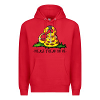 Red please tread on me Premium Hoodie - artisFamous