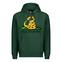 Sports Green please tread on me Premium Hoodie - artisFamous