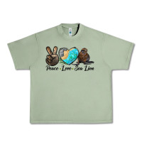 Oil Green Peace Love Sea Lion Urban Heavy Tee - LillyAllenDesigns