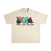 Sandshell Peace Love Sea Lion Urban Heavy Tee - LillyAllenDesigns