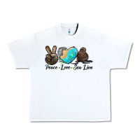 White Peace Love Sea Lion Urban Heavy Tee - LillyAllenDesigns