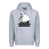 Heather Grey pope mc Premium Hoodie - artisFamous