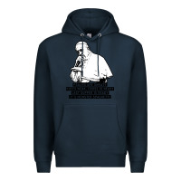 Navy pope mc Premium Hoodie - artisFamous