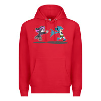 Red ozzy loves bats Premium Hoodie - artisFamous