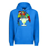 True Royal parrots drinking margarita hawaiian Premium Hoodie - artisFamous
