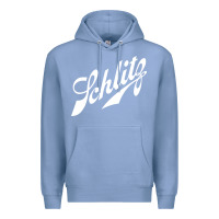 Colony Blue schlitz Premium Hoodie - artisFamous