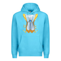 Ocean Blue beauty and the beast coat costume halloween t shirt Premium Hoodie - artisFamous