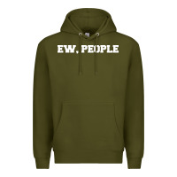 Army Green Ew people Premium Hoodie - artisFamous