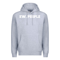 Heather Grey Ew people Premium Hoodie - artisFamous