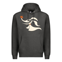 Charcoal Heather halloween nightmare before christmas zero tank top Premium Hoodie - artisFamous