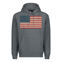 Rock american flag Premium Hoodie - artisFamous