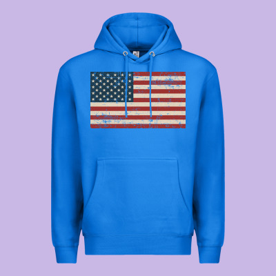 American Flag Premium Hoodie Designed By Artisfamous