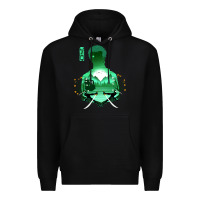 Black Zoro Premium Hoodie - artisFamous