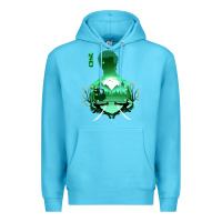 Ocean Blue Zoro Premium Hoodie - artisFamous