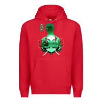Red Zoro Premium Hoodie - artisFamous