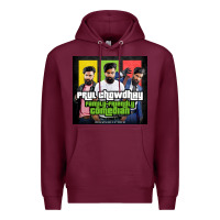 Burgundy friendly comedian paul chowdhry stand up Premium Hoodie - artisFamous