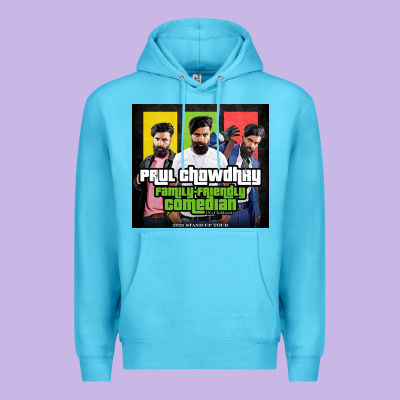 Friendly Comedian Paul Chowdhry Stand Up Premium Hoodie Designed By Artisfamous