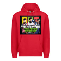 Red friendly comedian paul chowdhry stand up Premium Hoodie - artisFamous