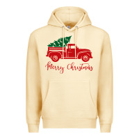 Pina Colada vintage red truck with christmas Premium Hoodie - artisFamous