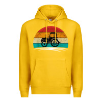 Lemon vintage tractor Premium Hoodie - artisFamous