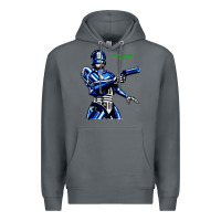 Rock 8bit robocop Premium Hoodie - artisFamous