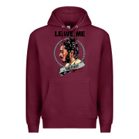 Burgundy leave me malone merch Premium Hoodie - artisFamous