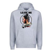 Heather Grey leave me malone merch Premium Hoodie - artisFamous