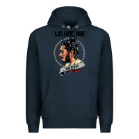 Navy leave me malone merch Premium Hoodie - artisFamous