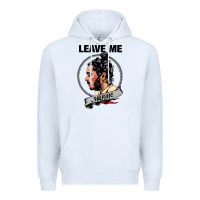White leave me malone merch Premium Hoodie - artisFamous