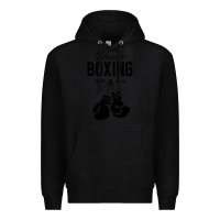 Black boxing gym classic Premium Hoodie - artisFamous