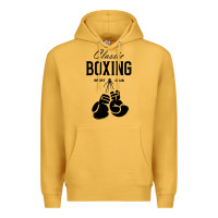 Mustard boxing gym classic Premium Hoodie - artisFamous