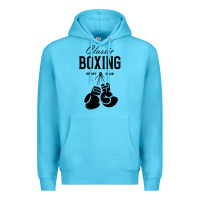 Ocean Blue boxing gym classic Premium Hoodie - artisFamous