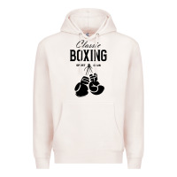 Pale Pink boxing gym classic Premium Hoodie - artisFamous