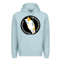 Blue Mist calico cat Premium Hoodie - artisFamous