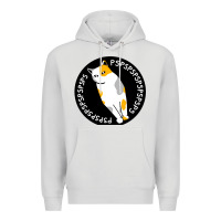 Dove Grey calico cat Premium Hoodie - artisFamous