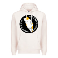Pale Pink calico cat Premium Hoodie - artisFamous