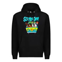 Black scooby doo Premium Hoodie - artisFamous
