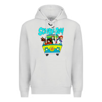 Dove Grey scooby doo Premium Hoodie - artisFamous
