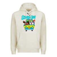 Oatmeal Heather scooby doo Premium Hoodie - artisFamous