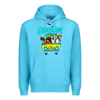 Ocean Blue scooby doo Premium Hoodie - artisFamous