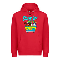 Red scooby doo Premium Hoodie - artisFamous