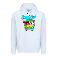 White scooby doo Premium Hoodie - artisFamous